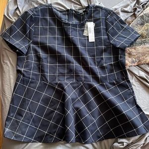 J. Crew Peplum Blouse